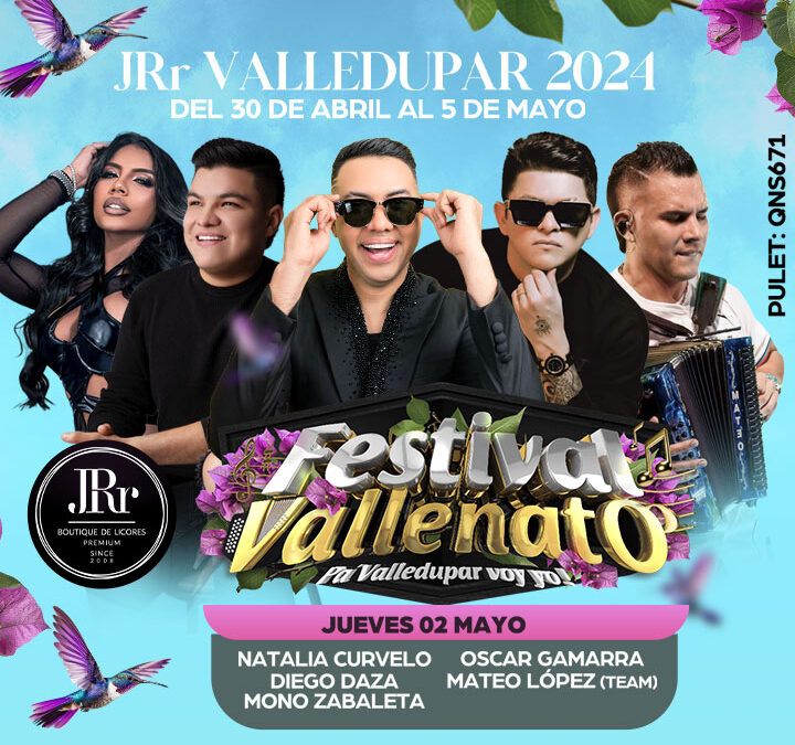FESTIVAL VALLENATO JUEVES 2 DE MAYO
